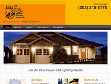Tablet Screenshot of johnselectricalservice.com